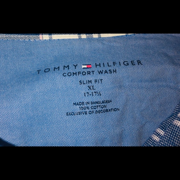 Tommy Hilfiger Men’s Button Down Long Sleeve Shirt - Picture 4 of 7
